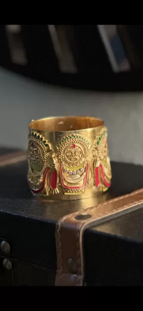 18K Gold Plated Tridevi Cuff